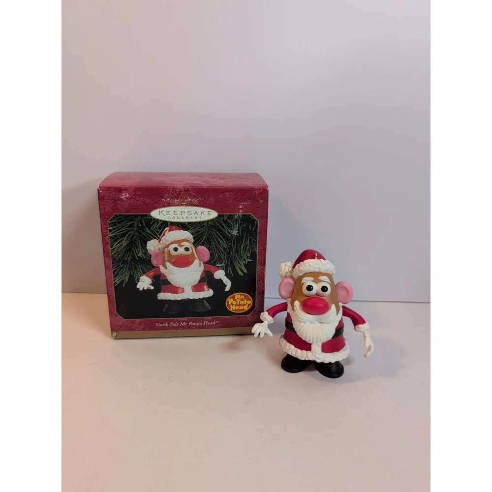 Vintage 1999 Hallmark Keepsake Christmas Ornament North Pole Mr Potato Head NEW
